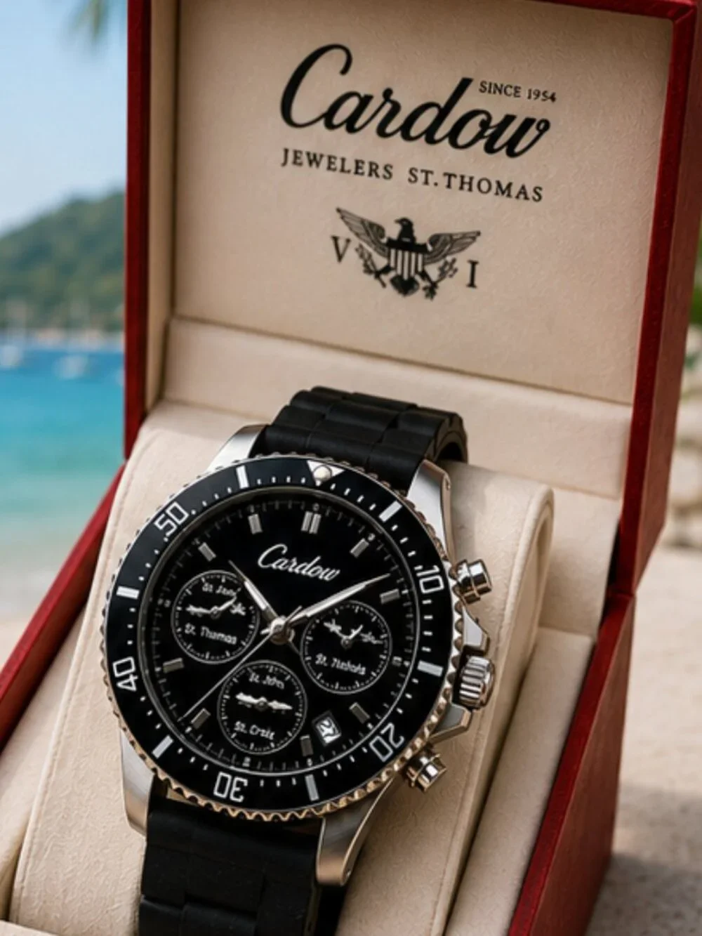 Cardow The Carib Limited Edition Men’s Watch #11/500 St. Thomas VI